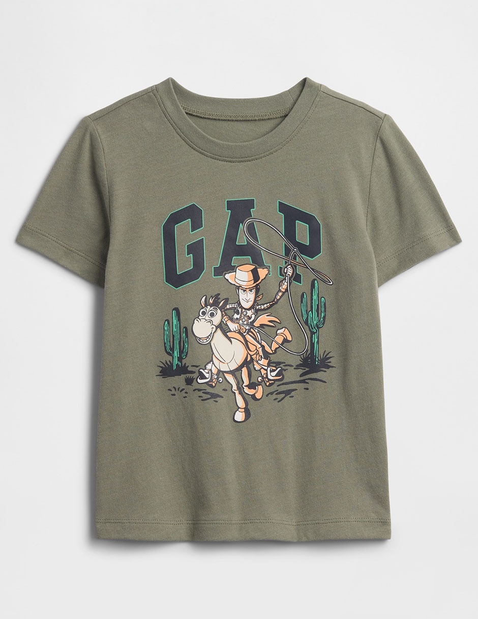 Playera Woody Toy Story manga corta para niño