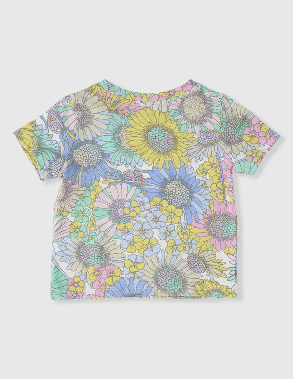 Playera manga regular para niña 2