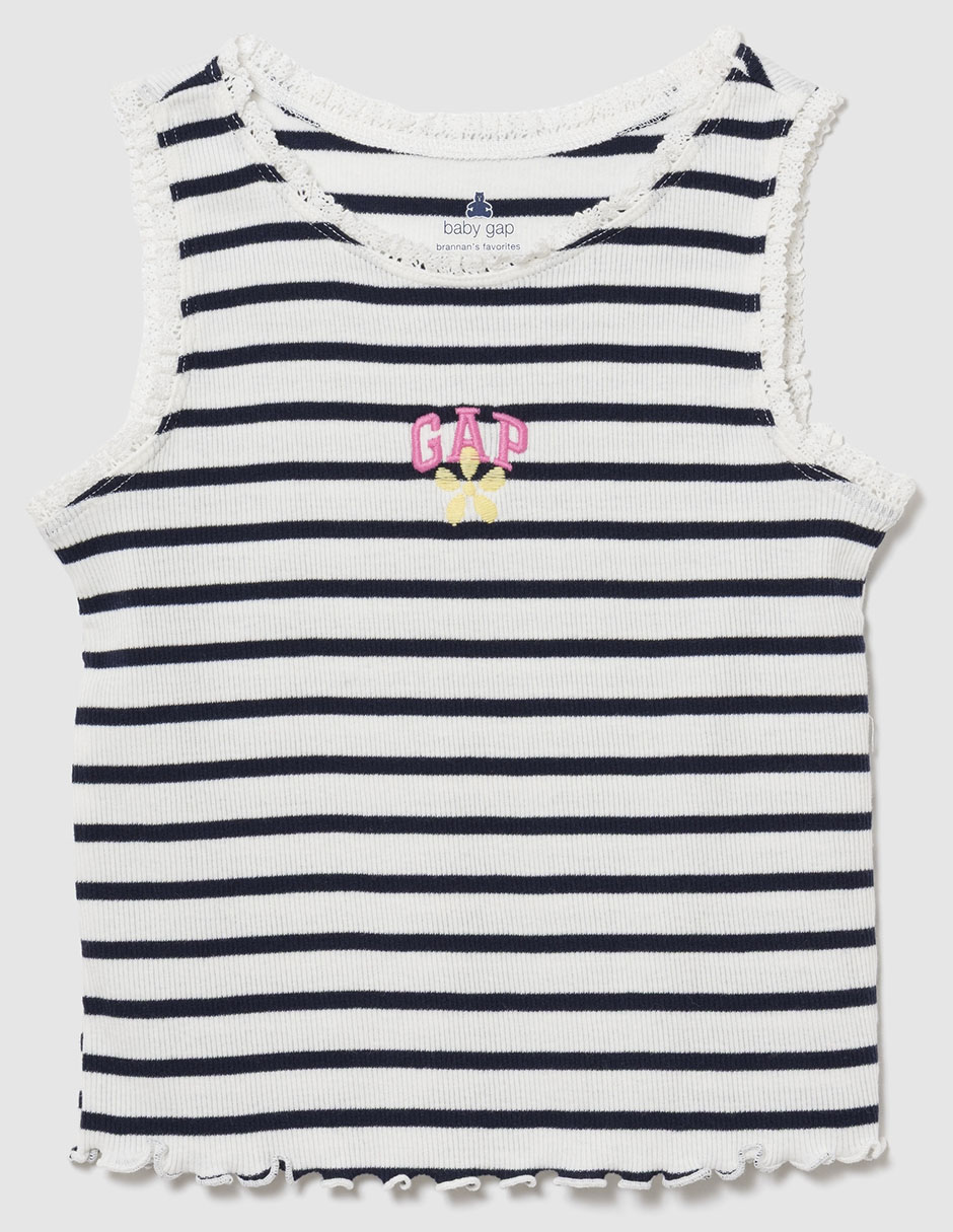 Playera sin manga para niña