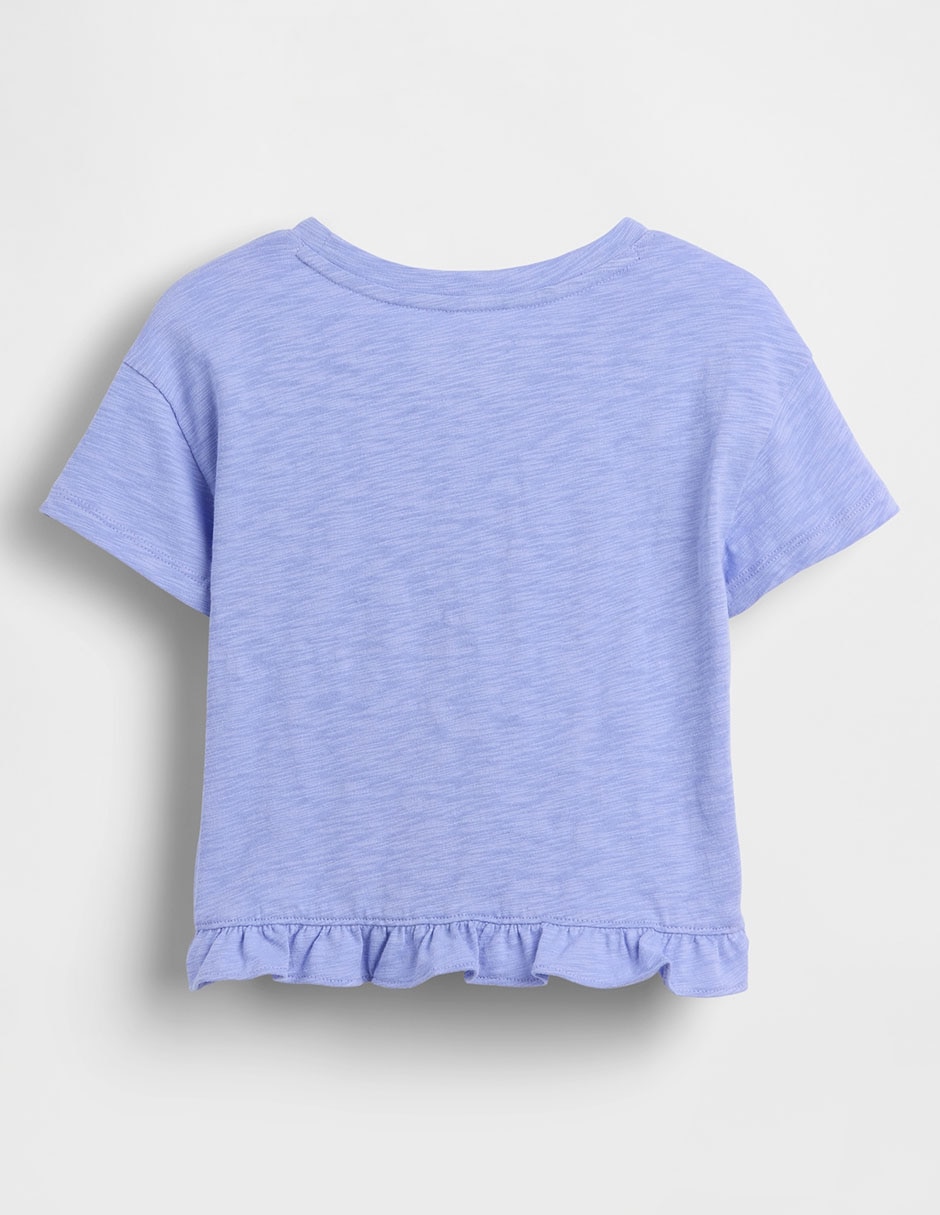 Playera manga corta para niña