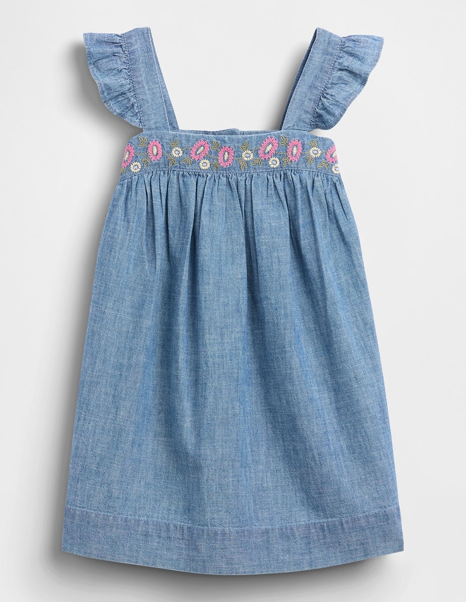 VESTIDO 897720 NIÑA S/MANGA FLORAL 2