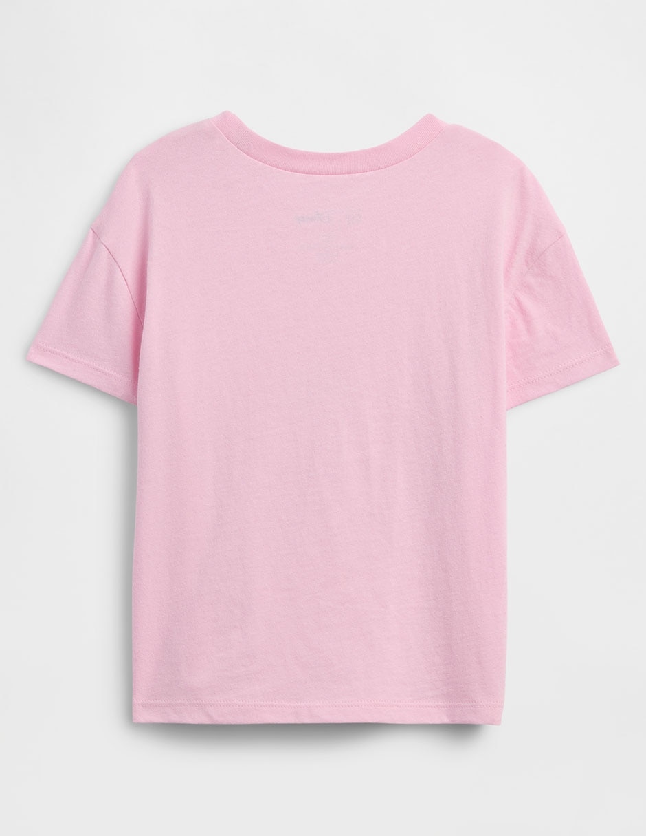 Playera disney manga corta para niña