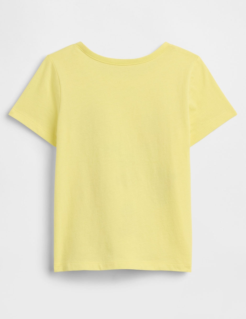 Playera manga corta para bebé niña