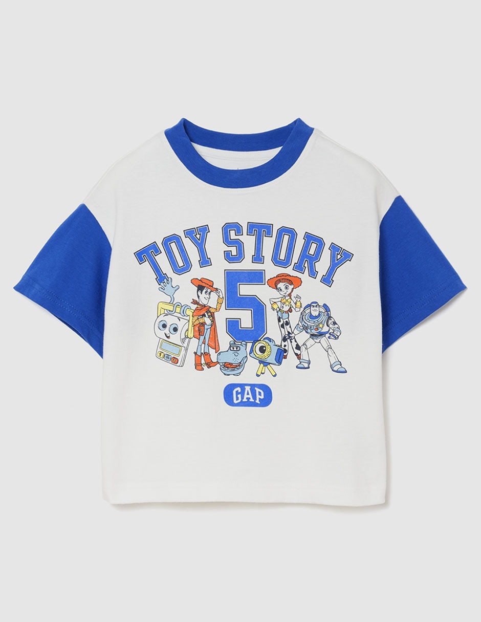 Playera Toy Story 5 manga corta para niño