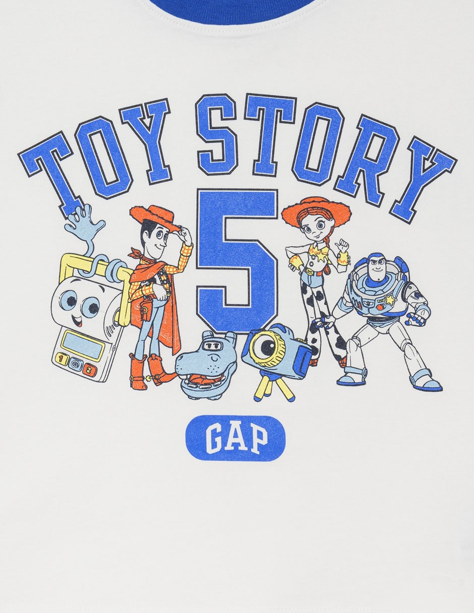 Playera Toy Story 5 manga corta para niño