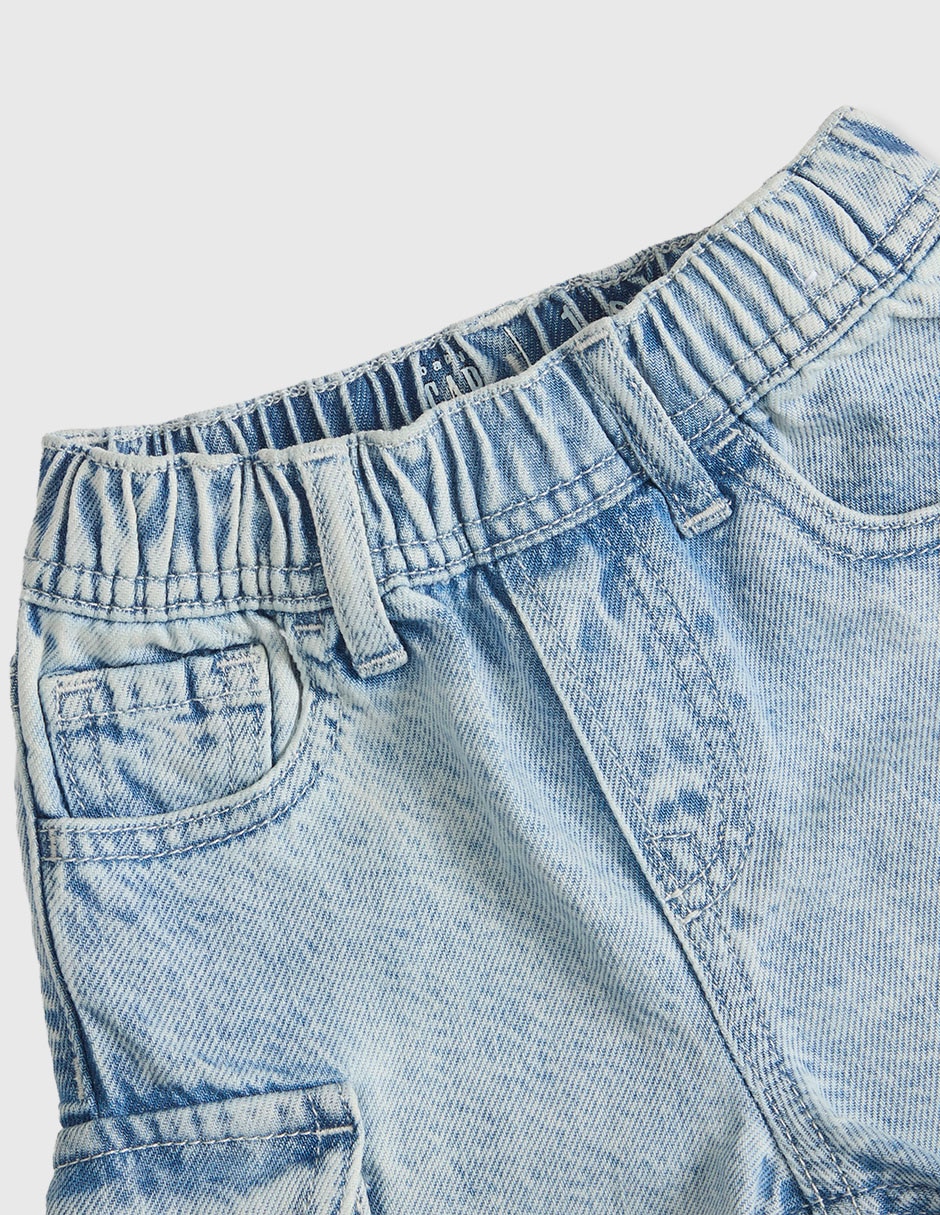 SHORT CARGO 898739 NIÑO JASPEADO 3