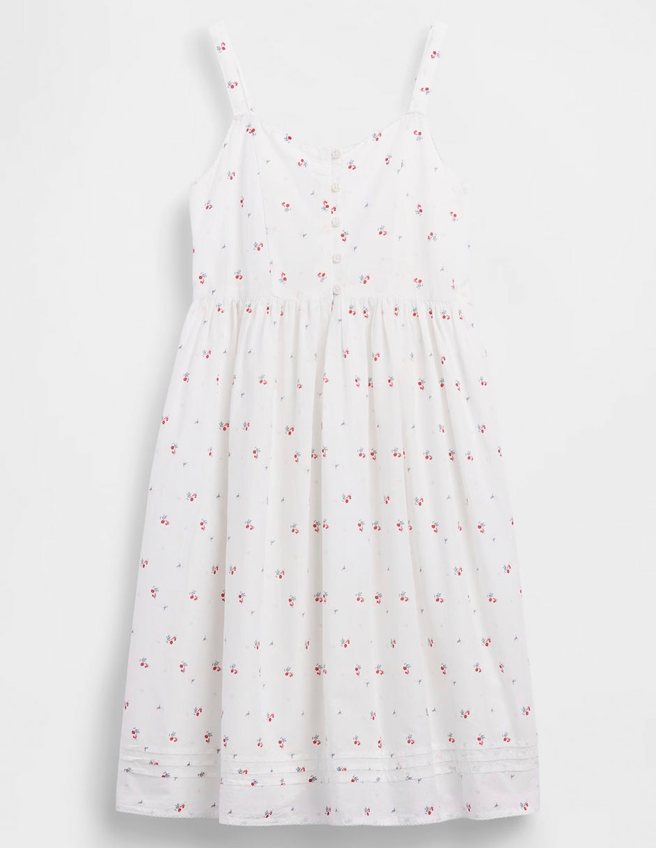 VESTIDO 898869 NIÑA S/MANGA FLORAL 2