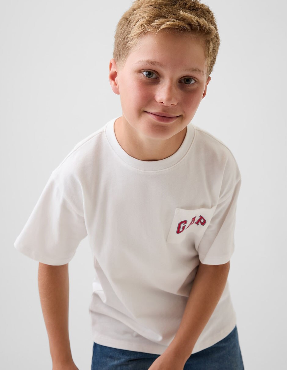 Playera manga corta para niño