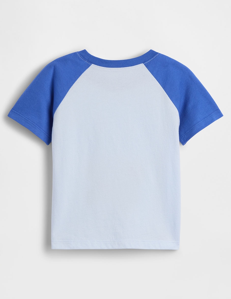 Playera manga regular para niño