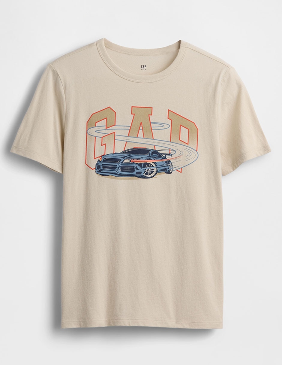 Playera manga corta para niño