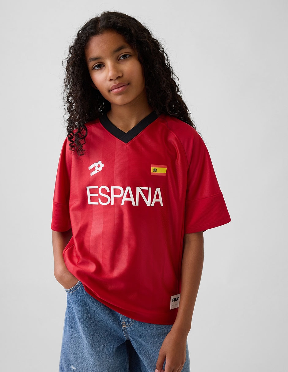 Playera España Fifa Wolrd Cup manga corta unisex