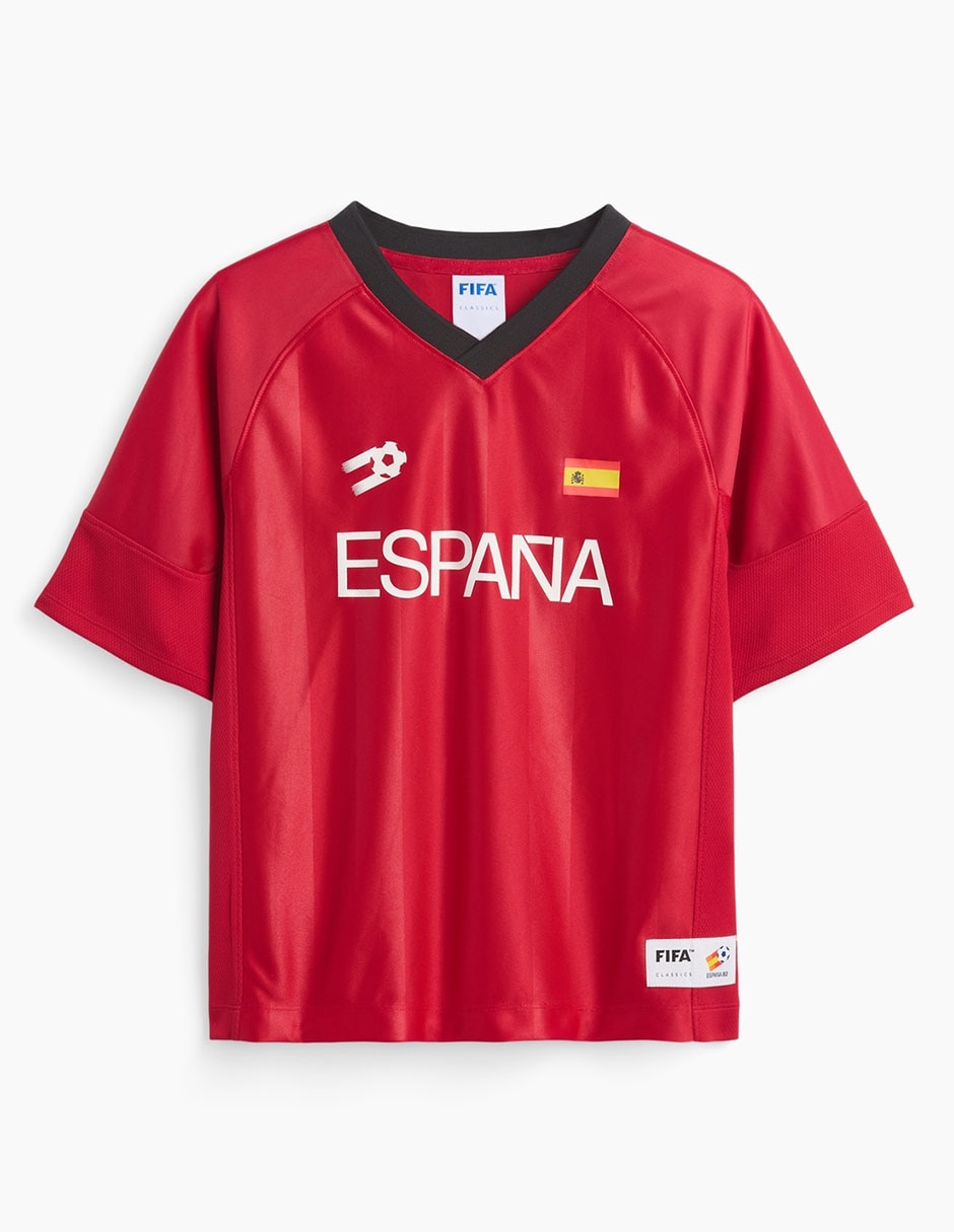 Playera España Fifa Wolrd Cup manga corta unisex