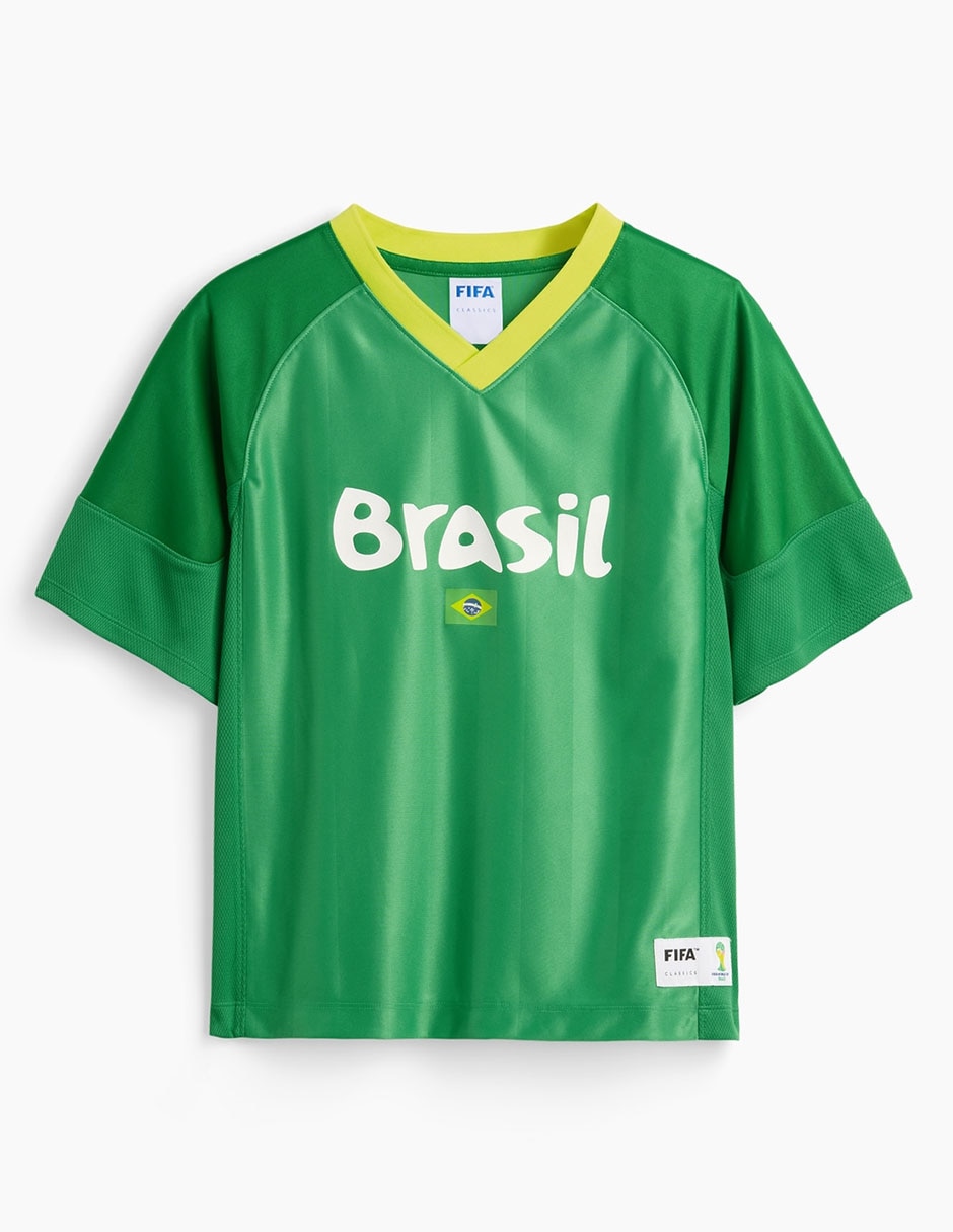 Playera Fifa World Cup Brasil manga corta unisex