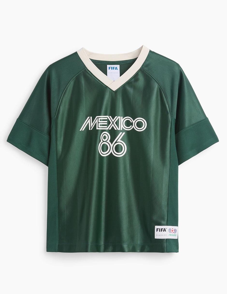 Playera Fifa World Cup México 86 manga corta unisex