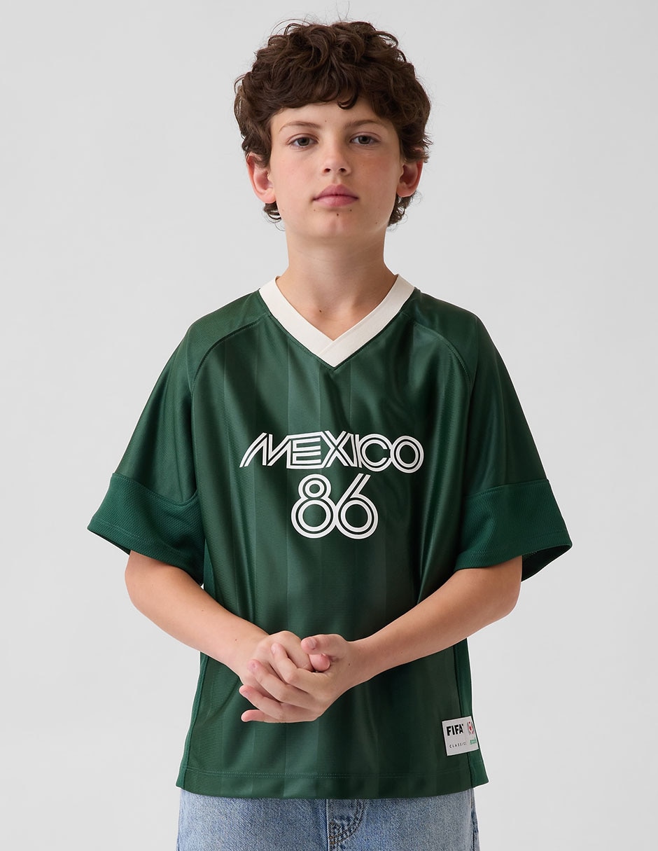Playera Fifa World Cup México 86 manga corta unisex