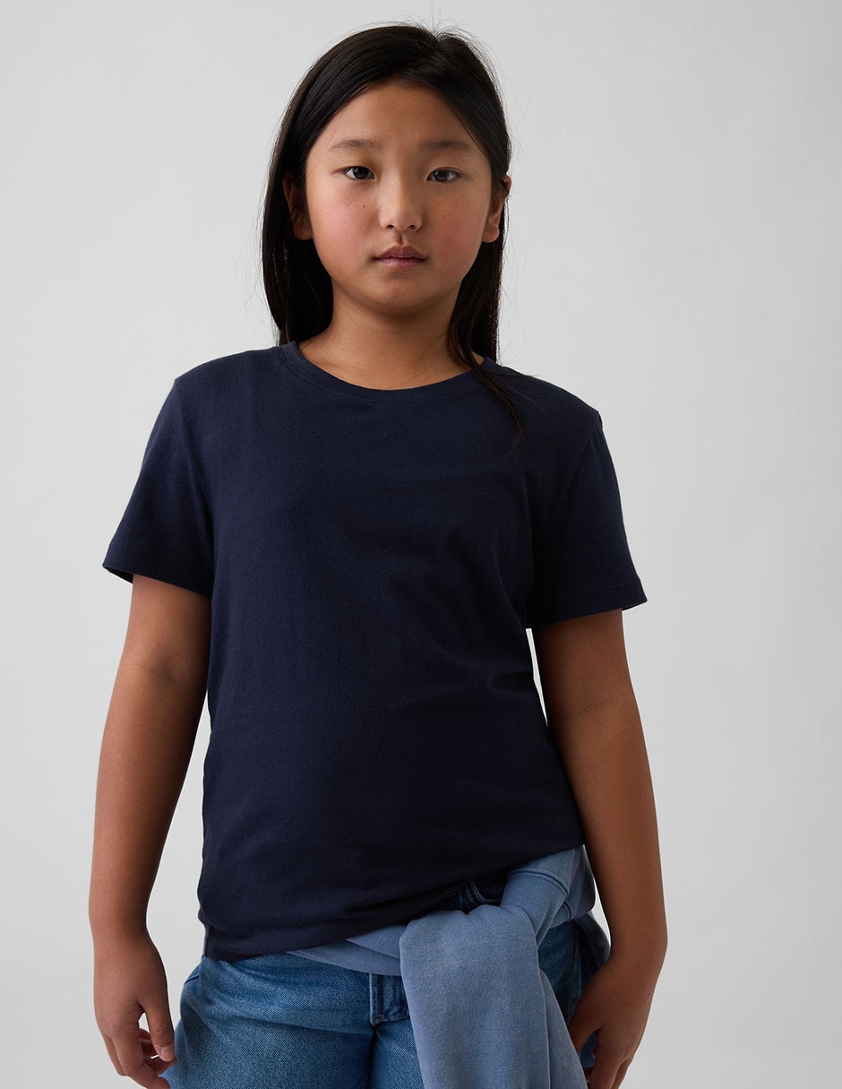 Playera manga regular para niña Playera manga regular para niña