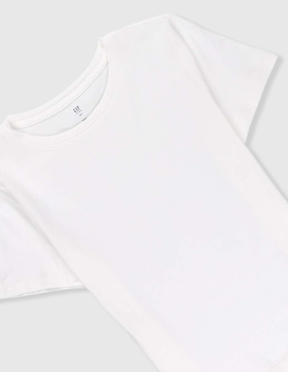 Playera manga regular para niña 4