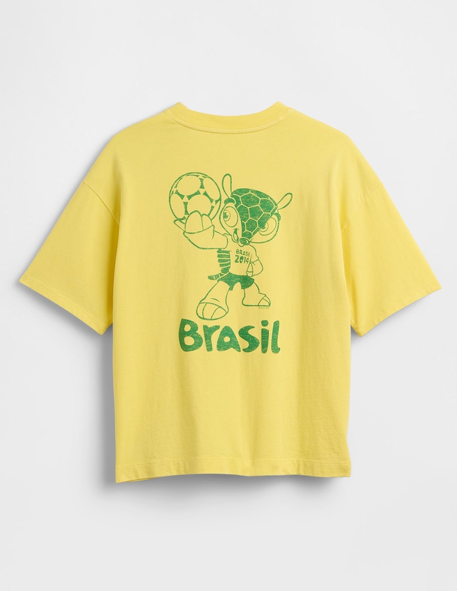 Playera Fifa World Cup Brasil 2014 manga corta para niño Playera Fifa World Cup Brasil 2014 manga corta para niño