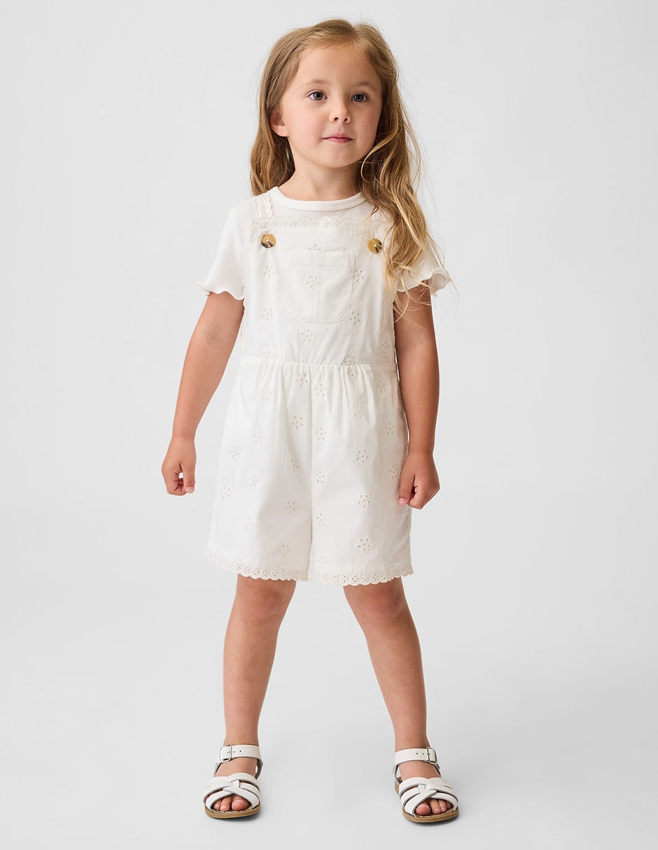 Romper de algodón para niña
