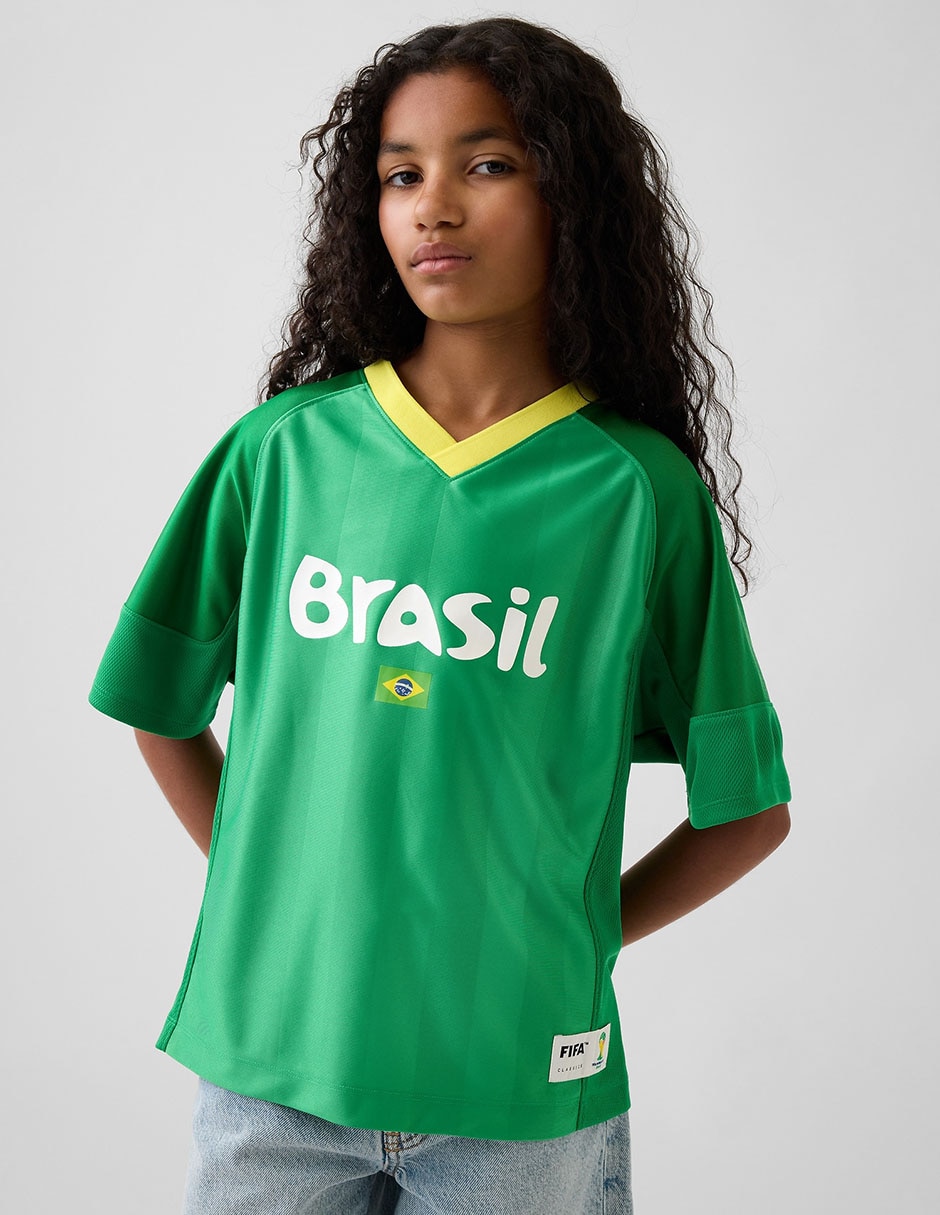 Playera Fifa World Cup Brasil manga corta unisex 6