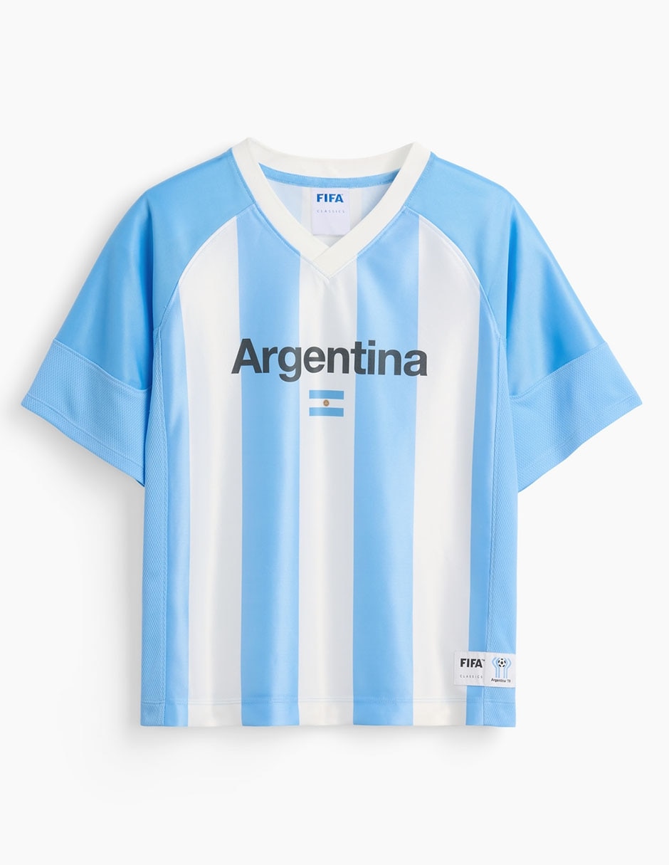 Playera Fifa World Cup Argentina manga corta unisex