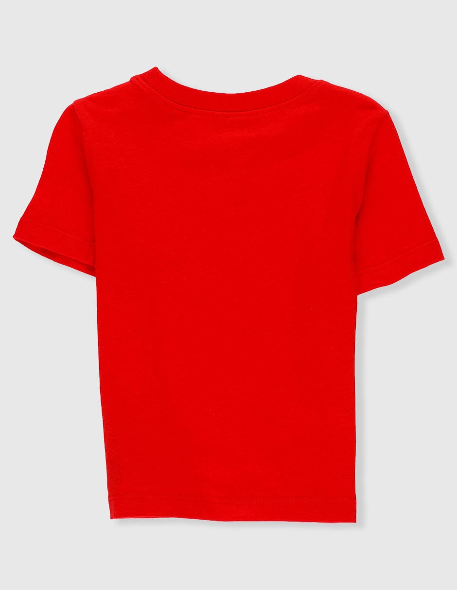Playera manga regular para niña
