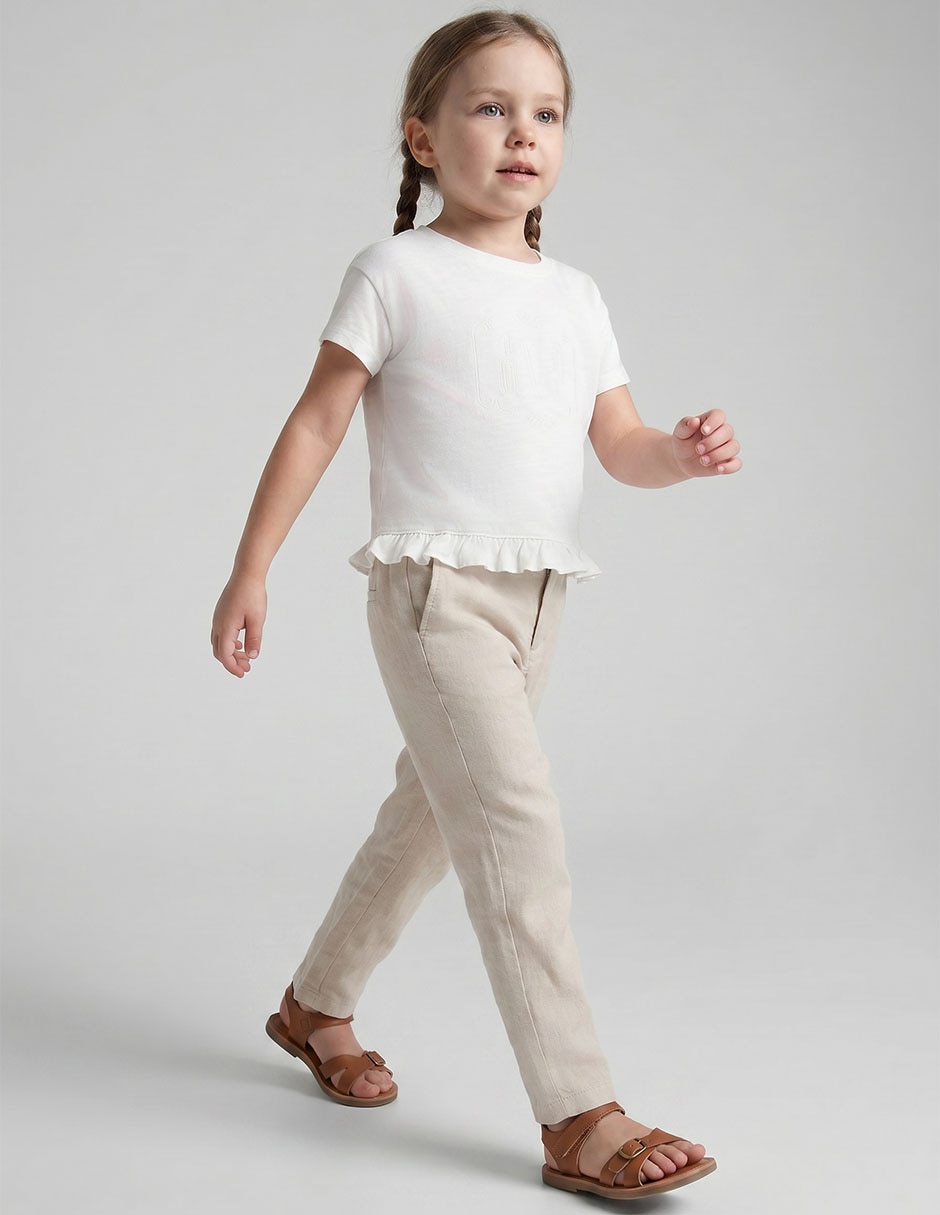Playera manga corta para niña Playera manga corta para niña