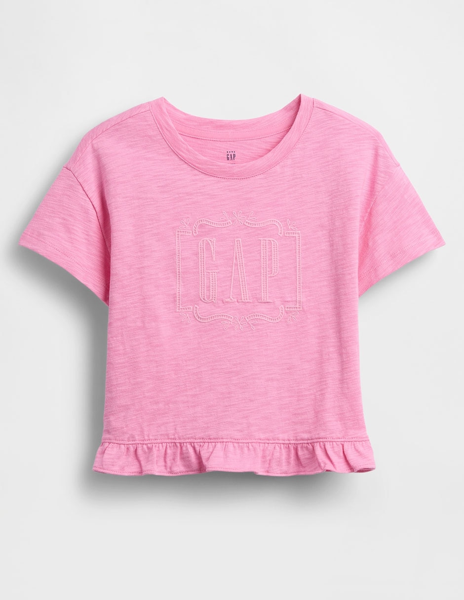 Playera manga corta para bebé niña Playera manga corta para bebé niña