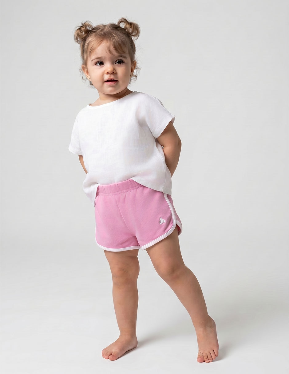 SHORT 897686 NIÑA LISO 1
