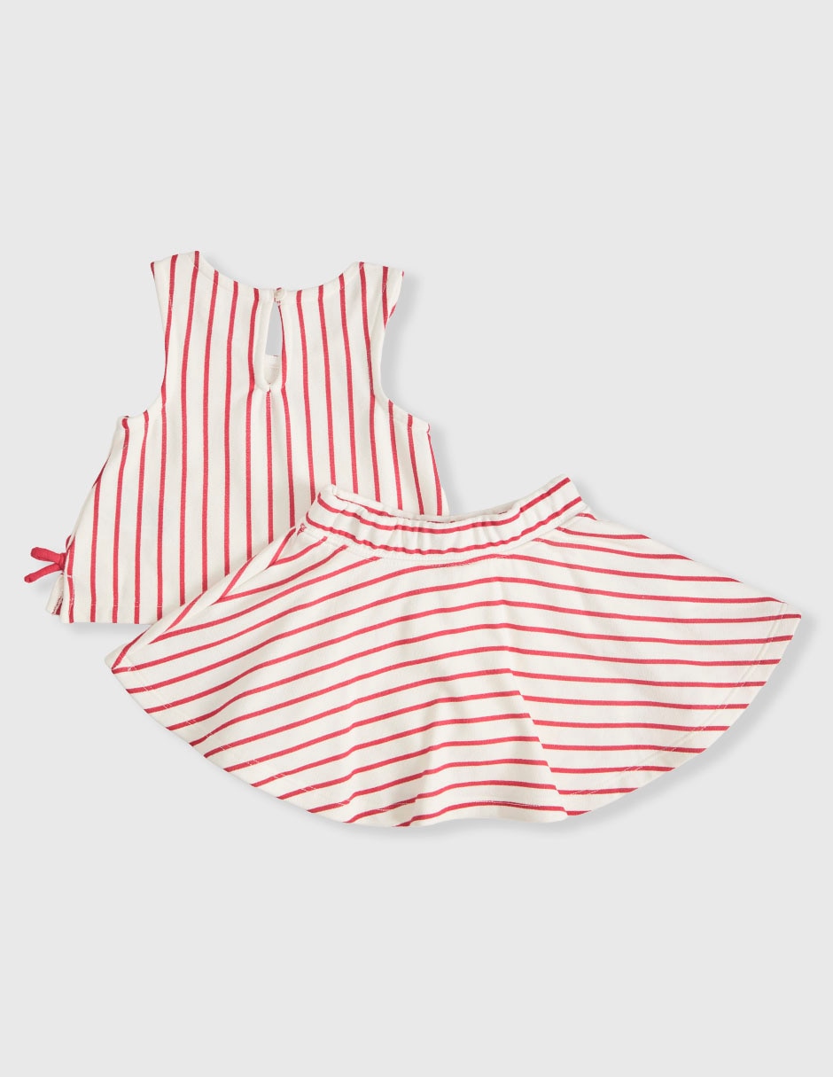 Conjunto de algodón para niña