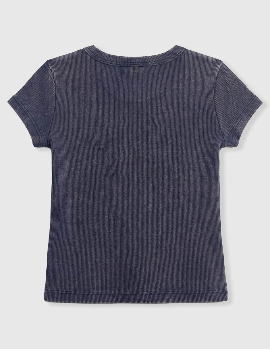 Playera manga corta para niña