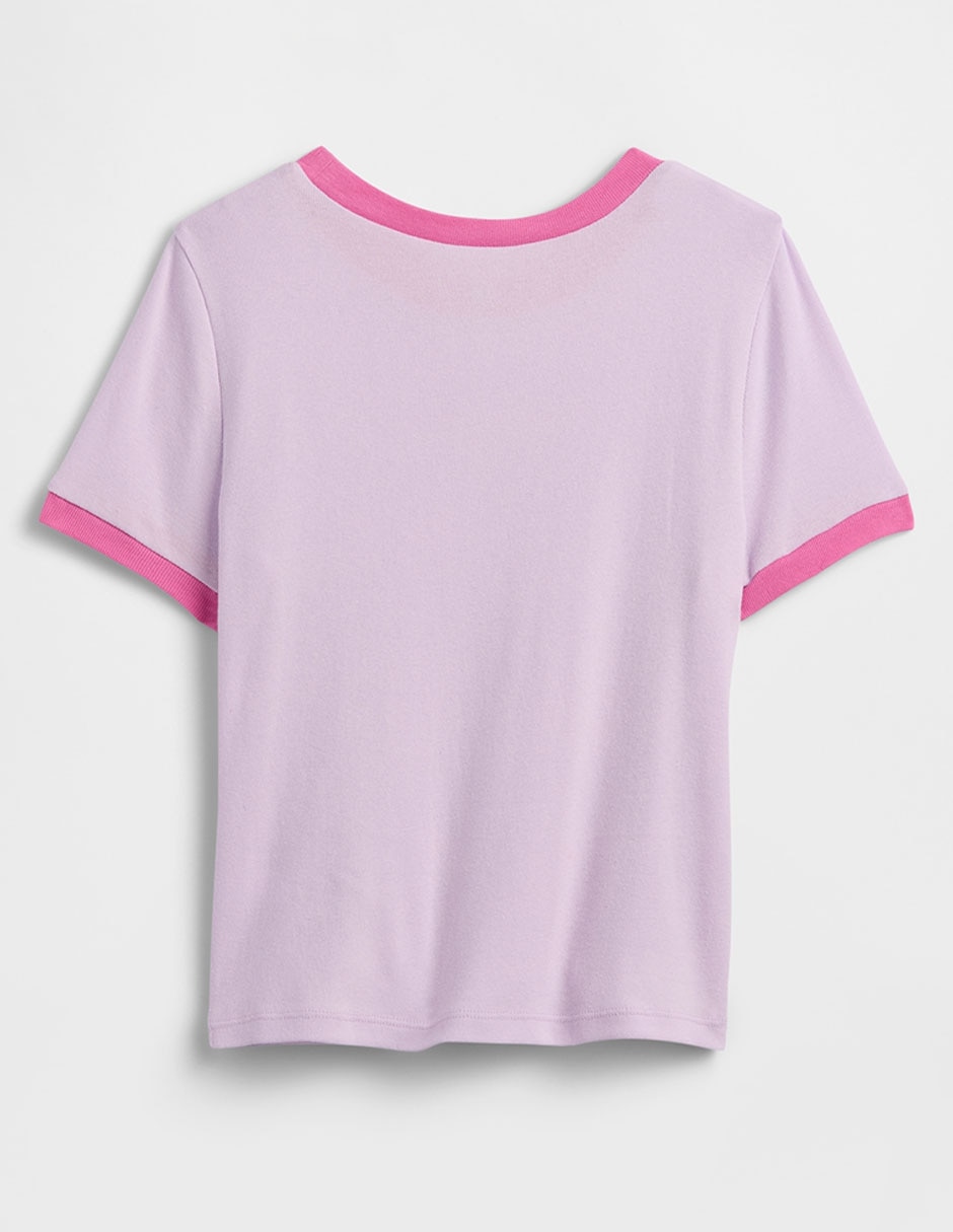 Playera manga corta para niña 2