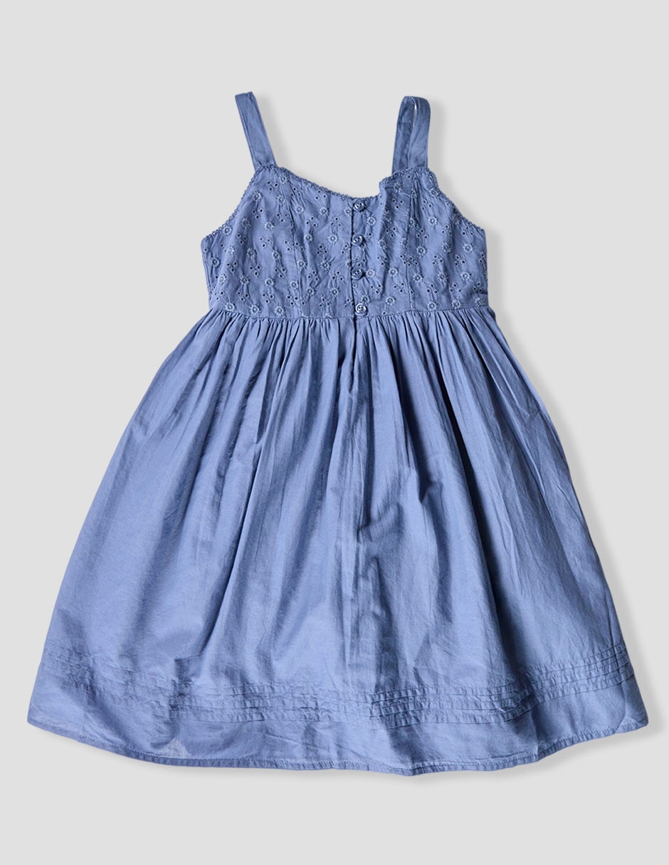 Vestido Sin Manga Para Niña Vestido Sin Manga Para Niña