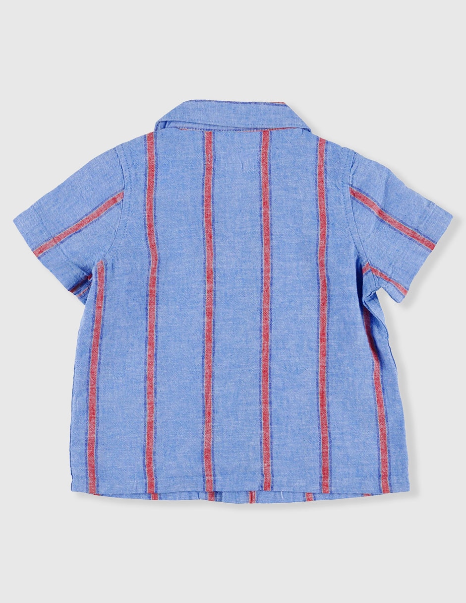 Camisa casual manga corta para niño