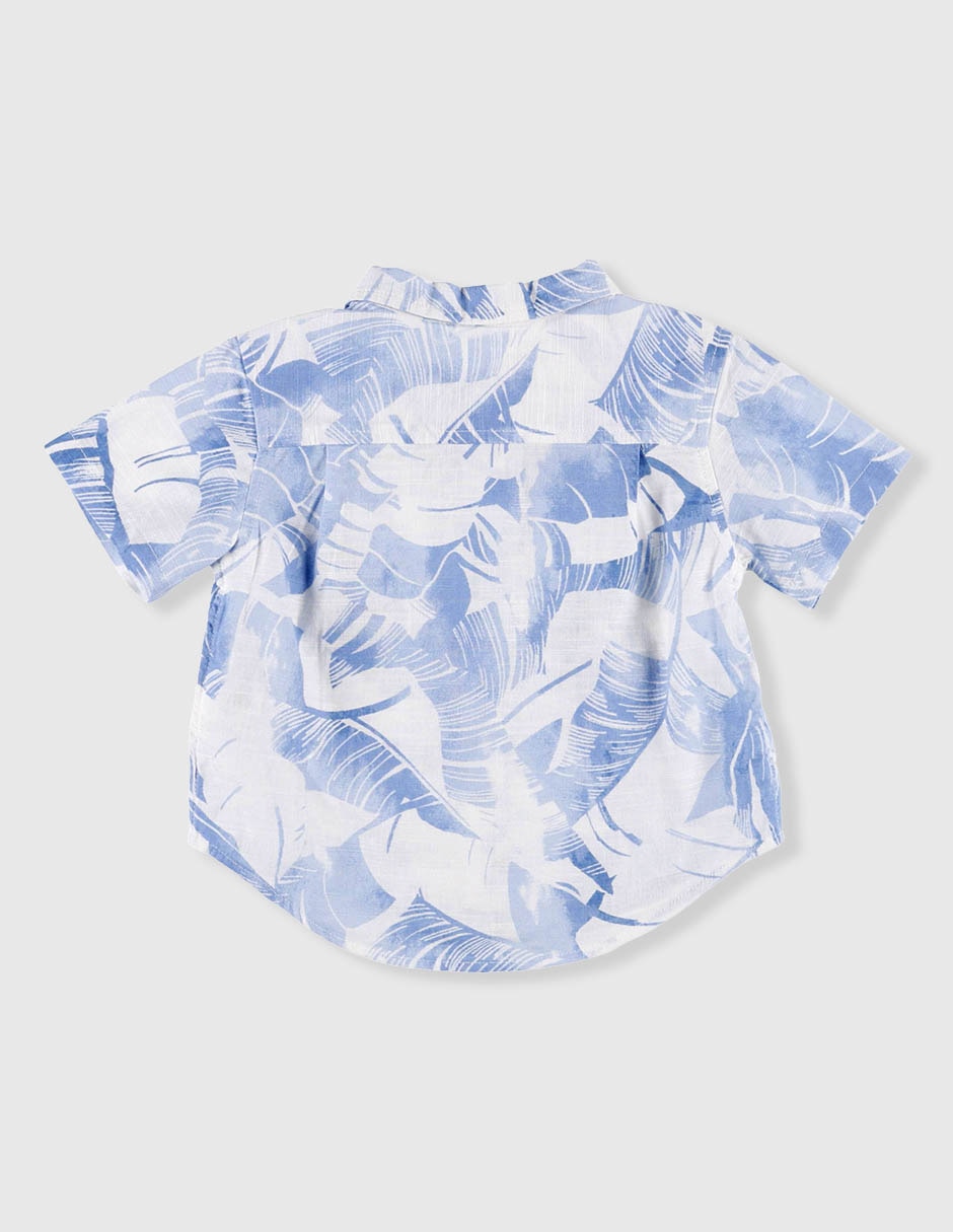 Camisa casual manga corta para niño