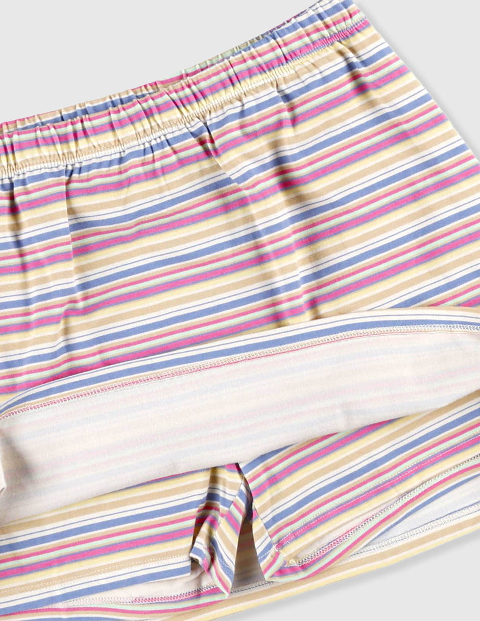 Falda short de algodón para niña 4