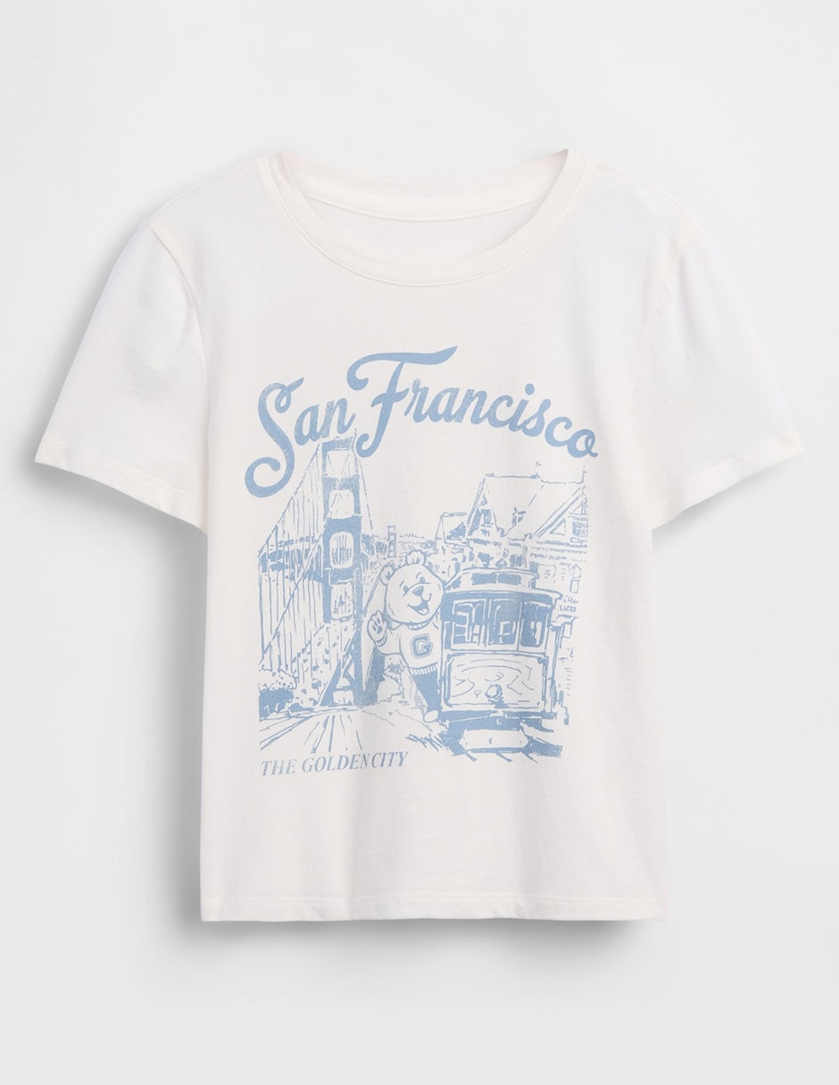 Playera manga corta para niña 2