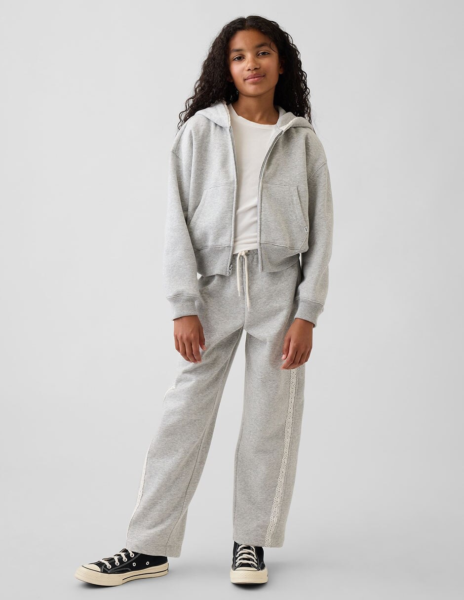 Sudadera de algodón corte regular para infantil 3