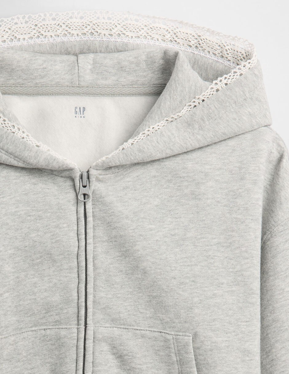 Sudadera de algodón corte regular para infantil 2