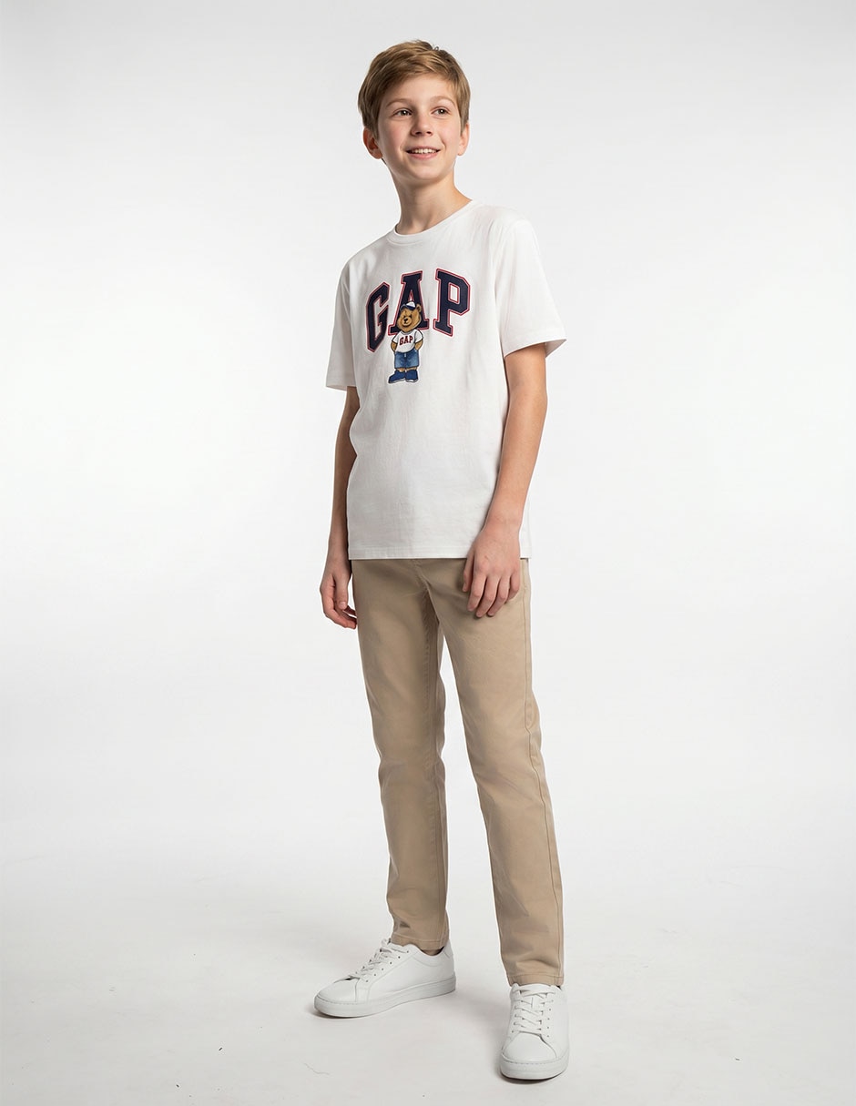 Playera manga corta para niño