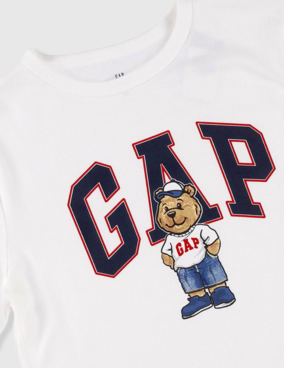 Playera manga corta para niño