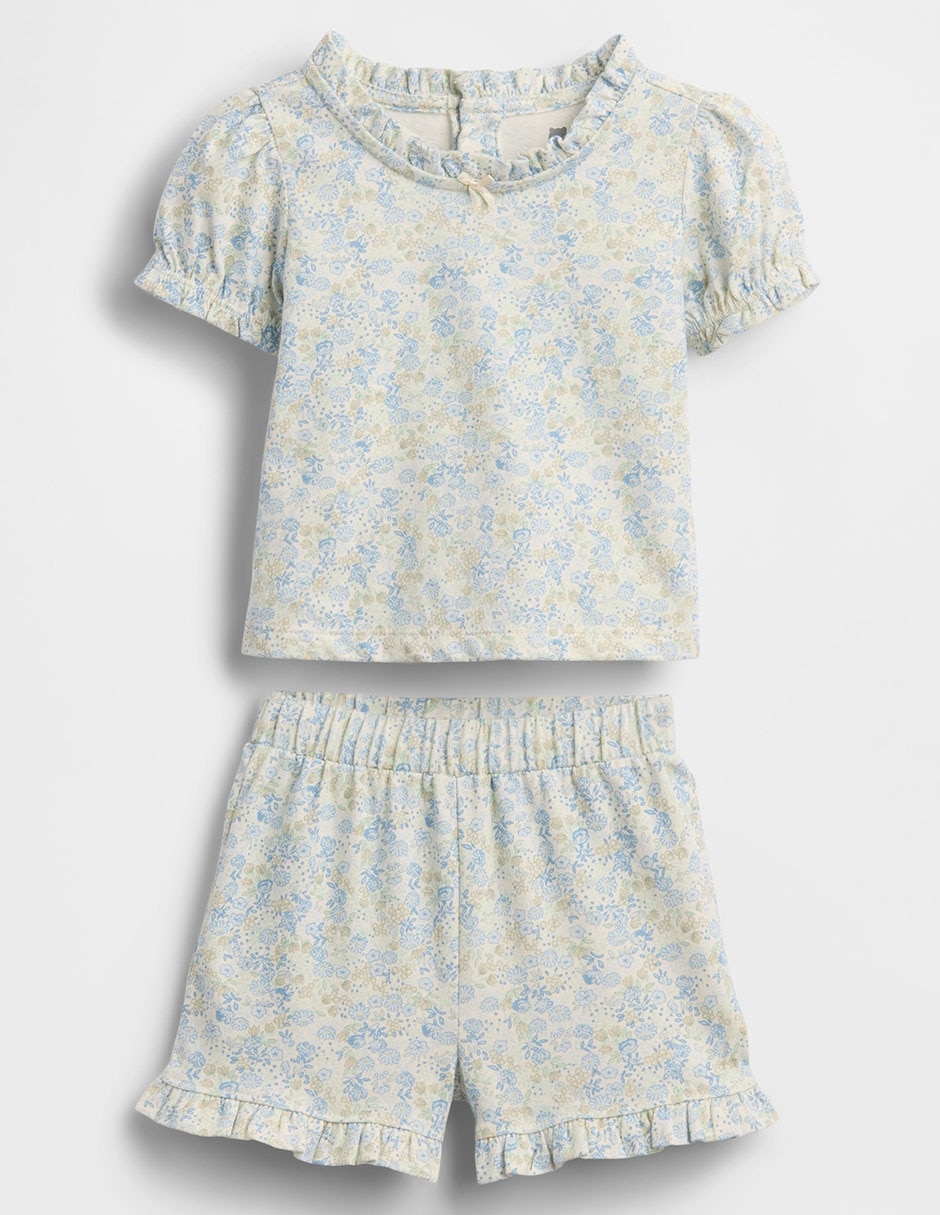 Conjunto de algodón para niña 2 piezas