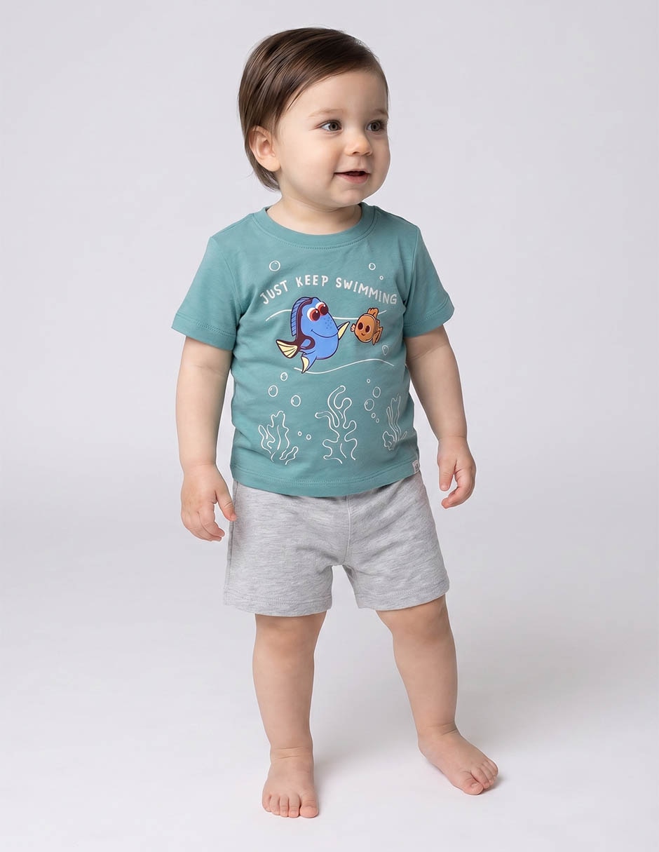 Playera manga corta para niña