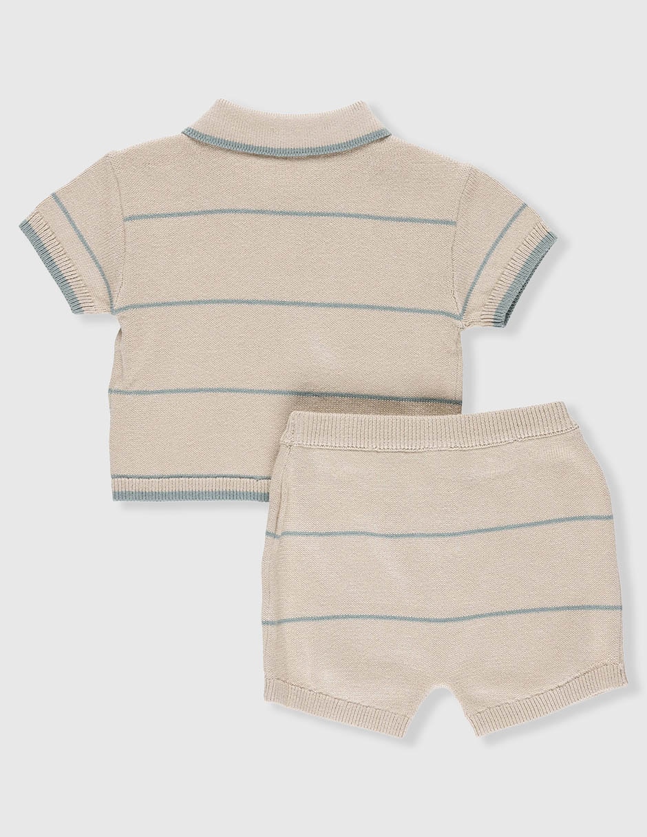 Conjunto a rayas para bebé niño 3