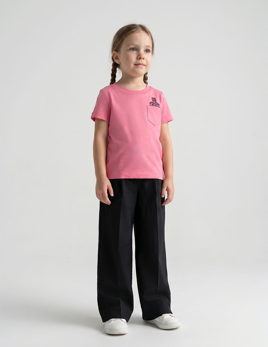 Playera manga corta para bebé niña Playera manga corta para bebé niña