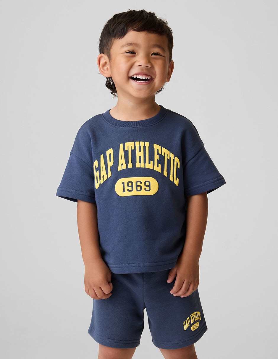 Playera manga corta para niño