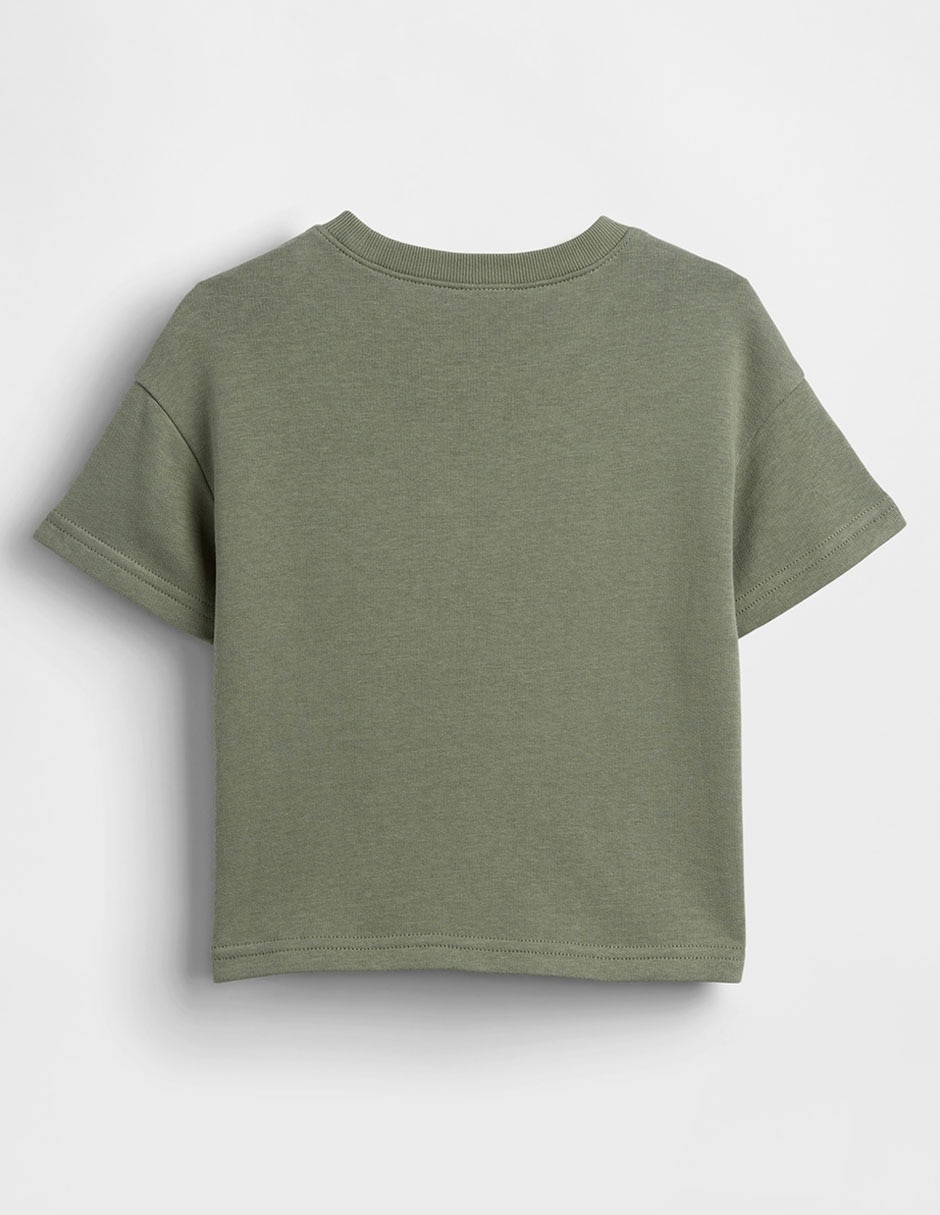 Playera manga corta para niño