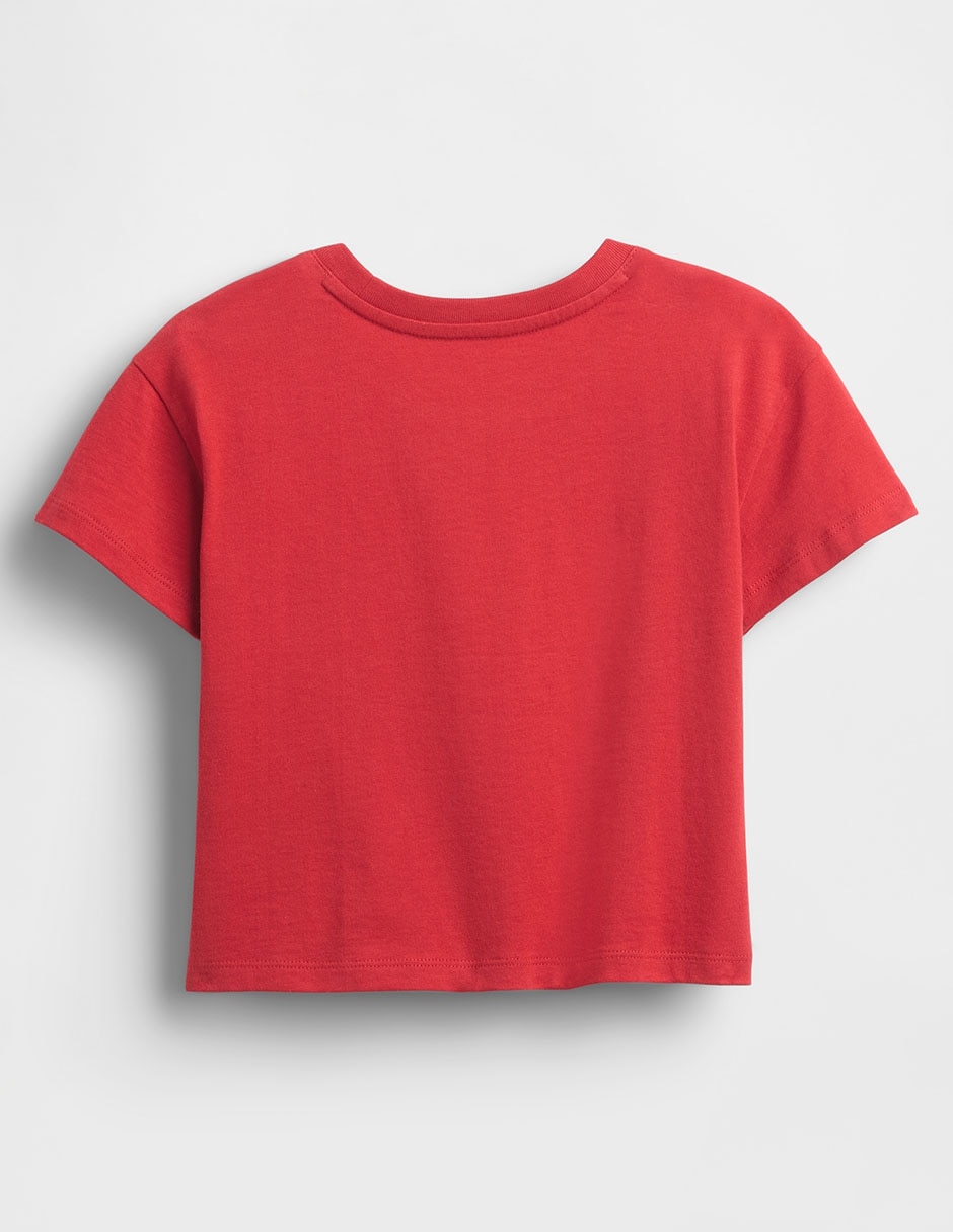 Playera manga corta para niña
