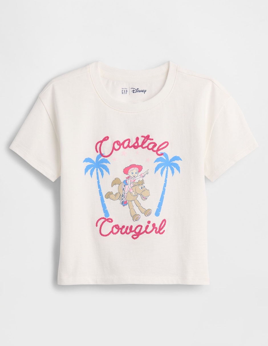 Playera manga corta para niña