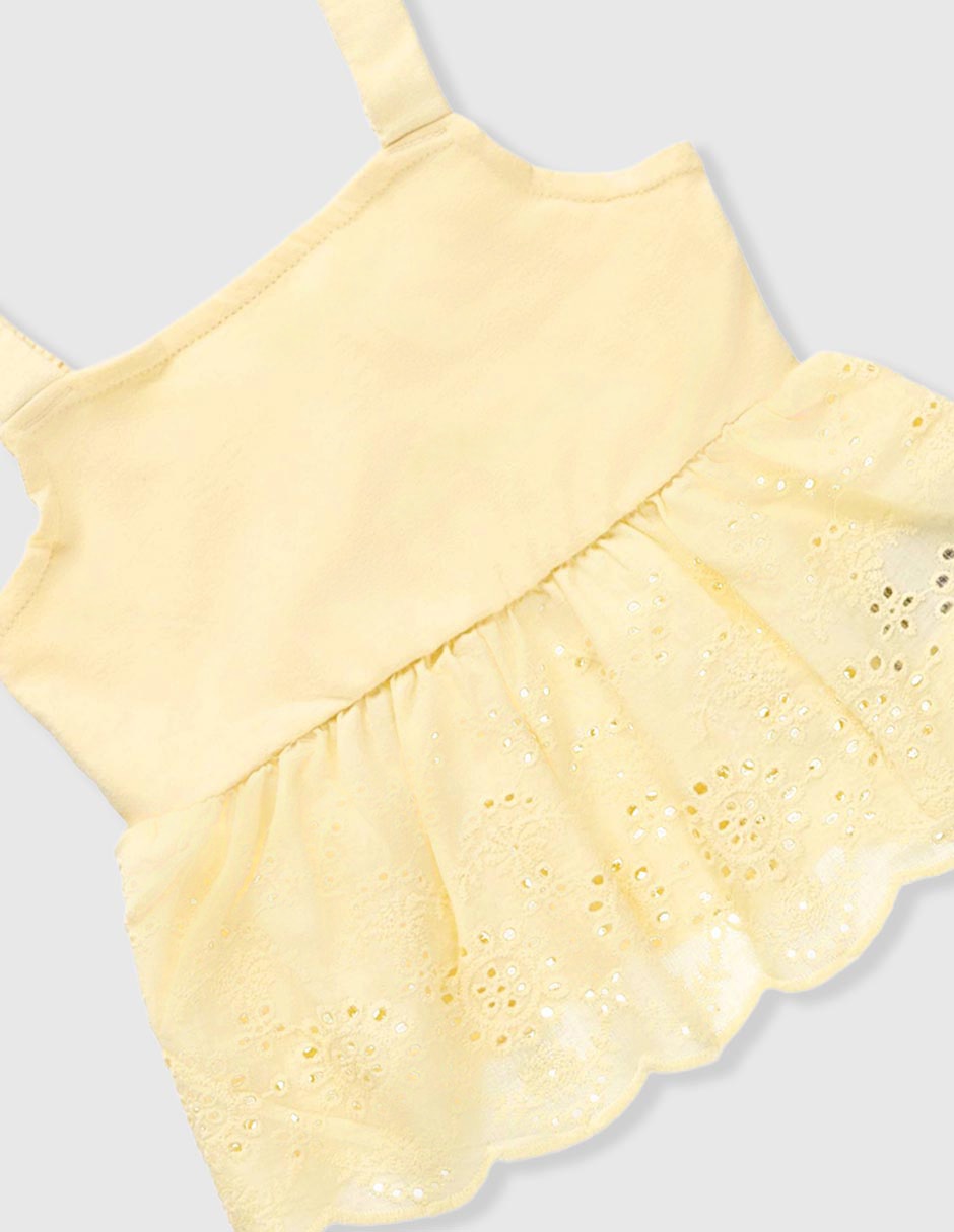 Blusa tirantes para niña